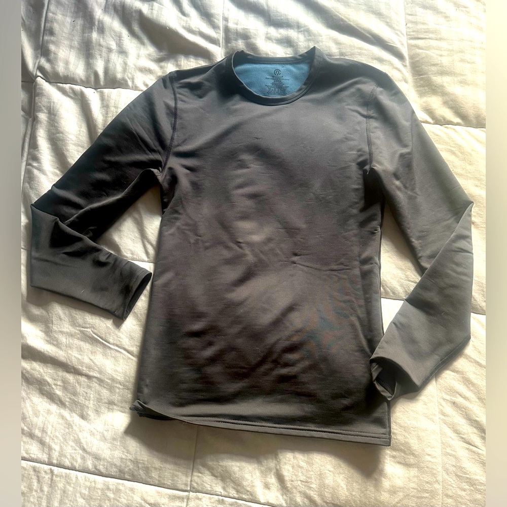 C9 CHAMPION BASELAYER Women's Performance Long Sleeve Crew Grey Warm Shirt S-P